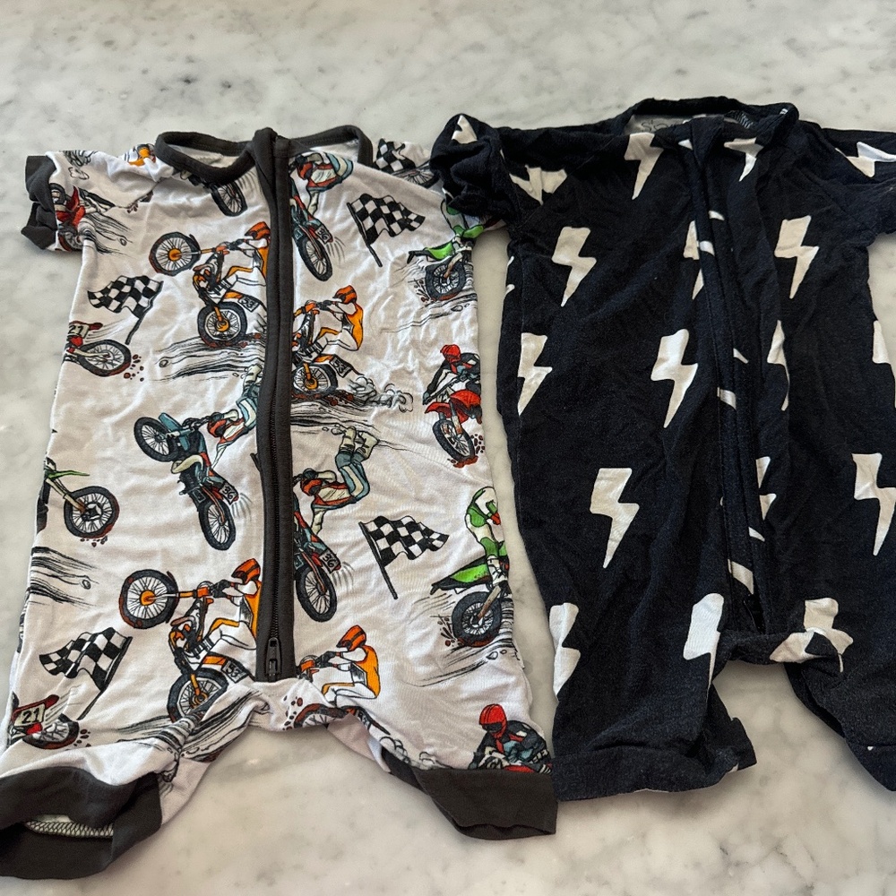 2 bamboo shorties